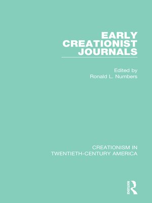 cover image of Early Creationist Journals